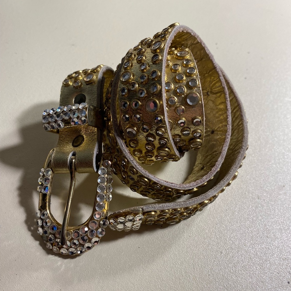Vintage Michael Morrison Crystal Belt